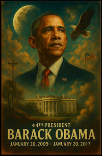 Barack Obama 44Th President Poster