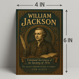 William Jackson Esteemed Secretary of the Society of Arts Poster PosterGoat
