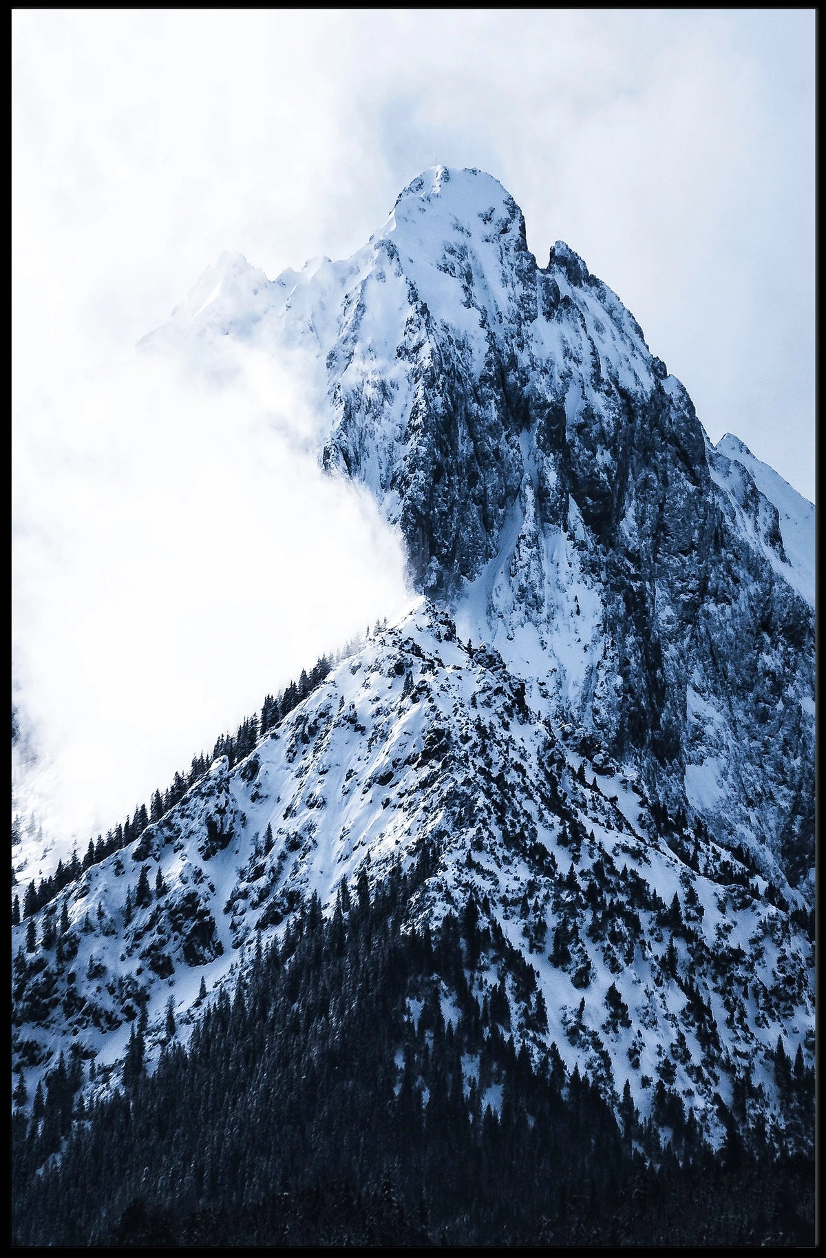 Majestic Snow-Capped Mountain Poster