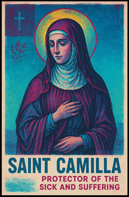 Saint Camilla Protector of the Sick and Suffering Poster