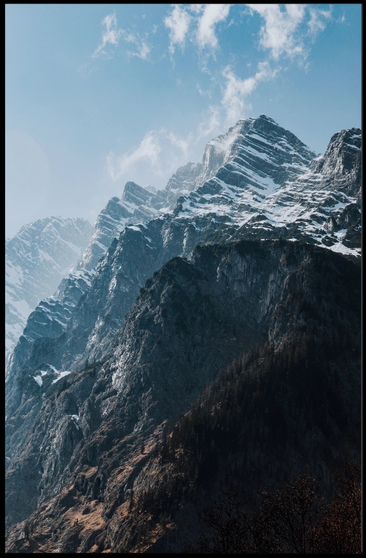 Majestic Mountain Peaks Poster