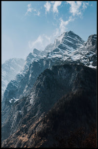 Majestic Mountain Peaks Poster