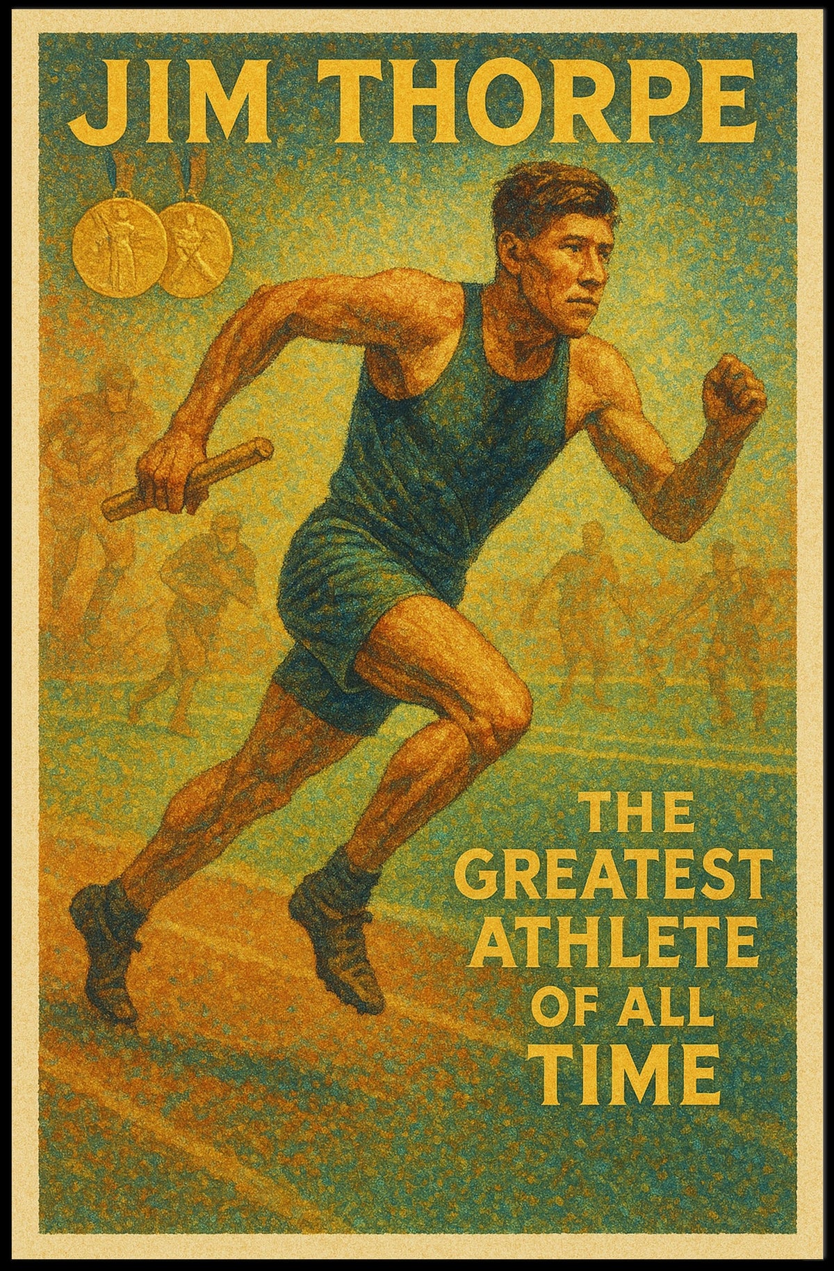 Jim Thorpe The Ultimate Athlete Jim Thorpe Poster