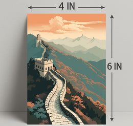 The Great Wall Of China A Majestic Poster