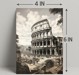 The Colosseum In Ancient Rome Poster