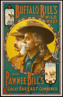 Buffalo Bill's Wild West Show Vintage Poster Print