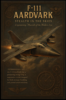 F-111 Aardvark Stealth In The Skies Poster
