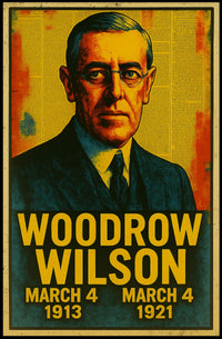 Vintage Leadership Portrait Art Deco Collectors Poster