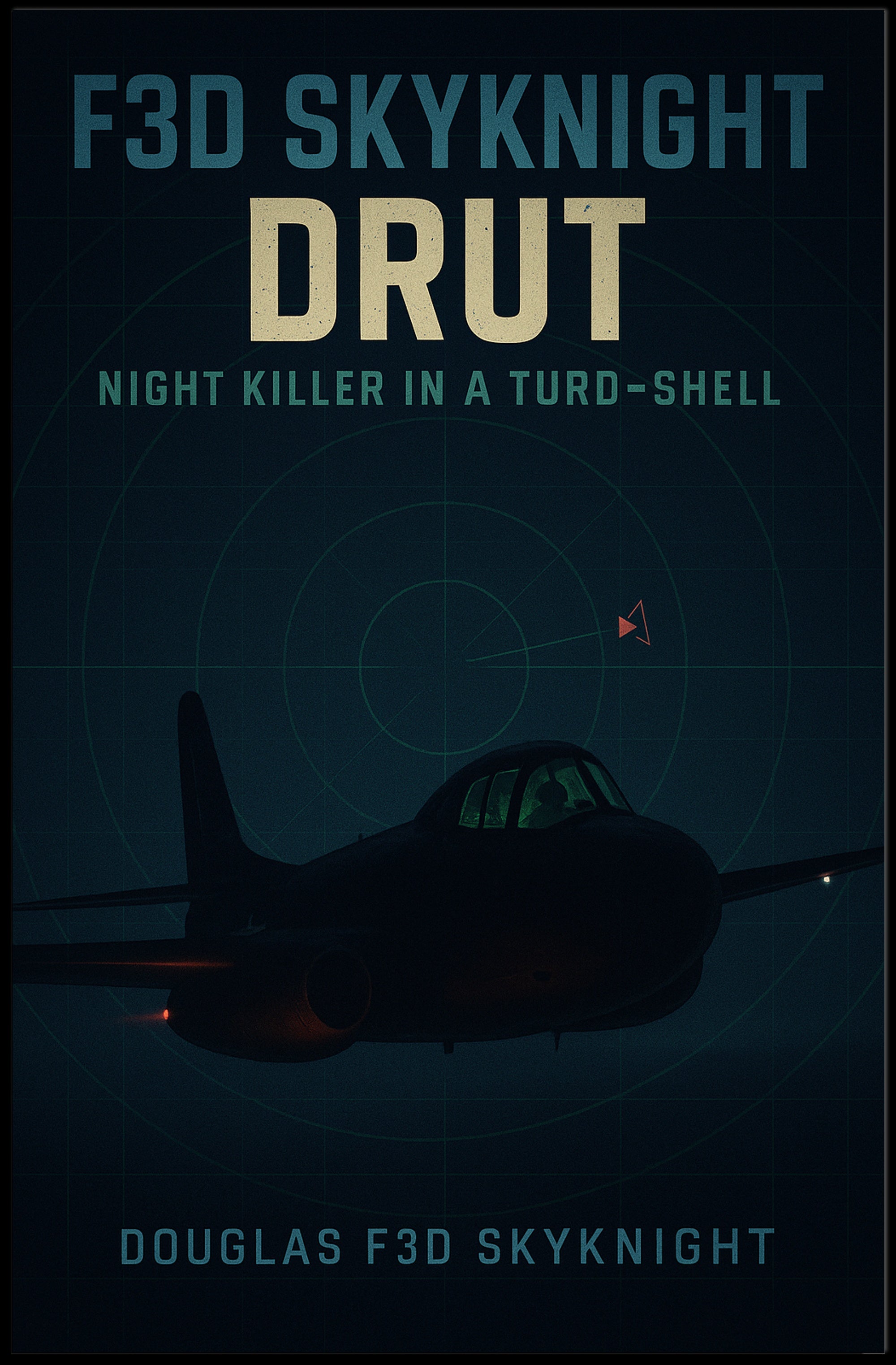 Douglas F3D Skyknight Night Fighter Poster