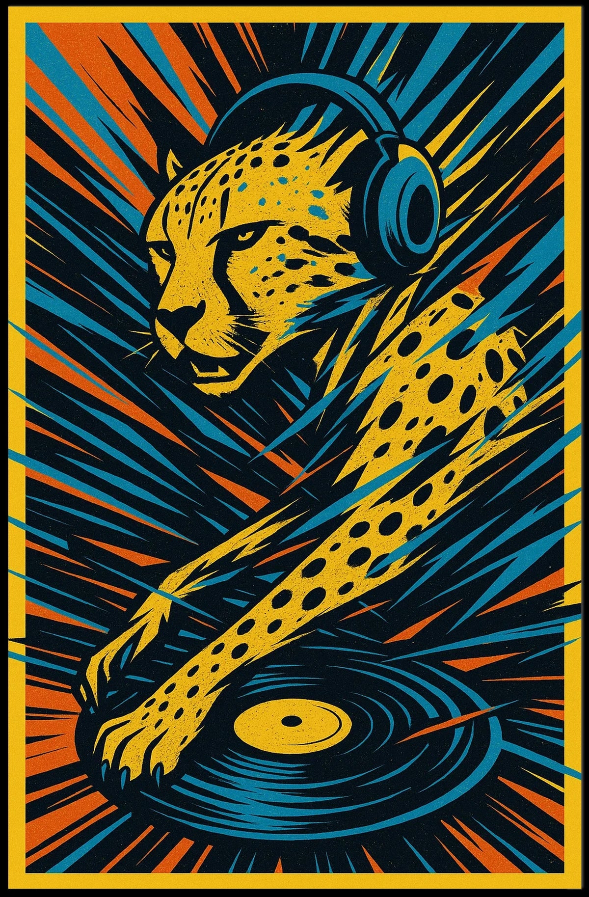 Sonic Cheetah Groove Poster