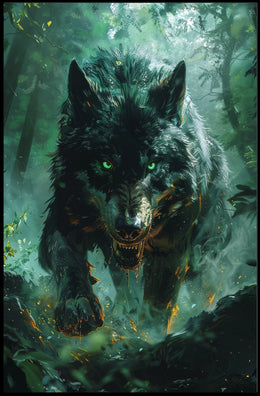The Enigmatic Wolf Poster PosterGoat
