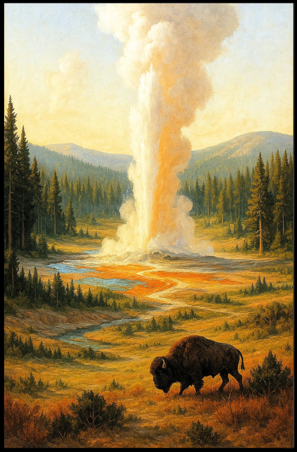 Yellowstone Serenity Poster
