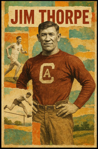 Jim Thorpe Athletic Legend Poster