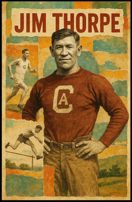 Jim Thorpe Athletic Legend Poster