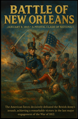 Battle Of New Orleans A Pivotal Clash Poster