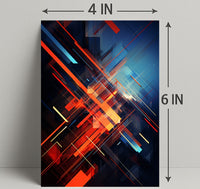 Dynamic Abstract Composition Abstract Poster PosterGoat
