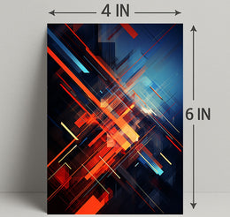 Dynamic Abstract Composition Abstract Poster PosterGoat