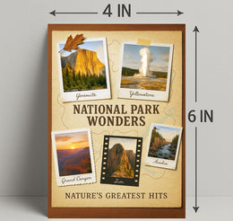 National Park Wonders Poster PosterGoat