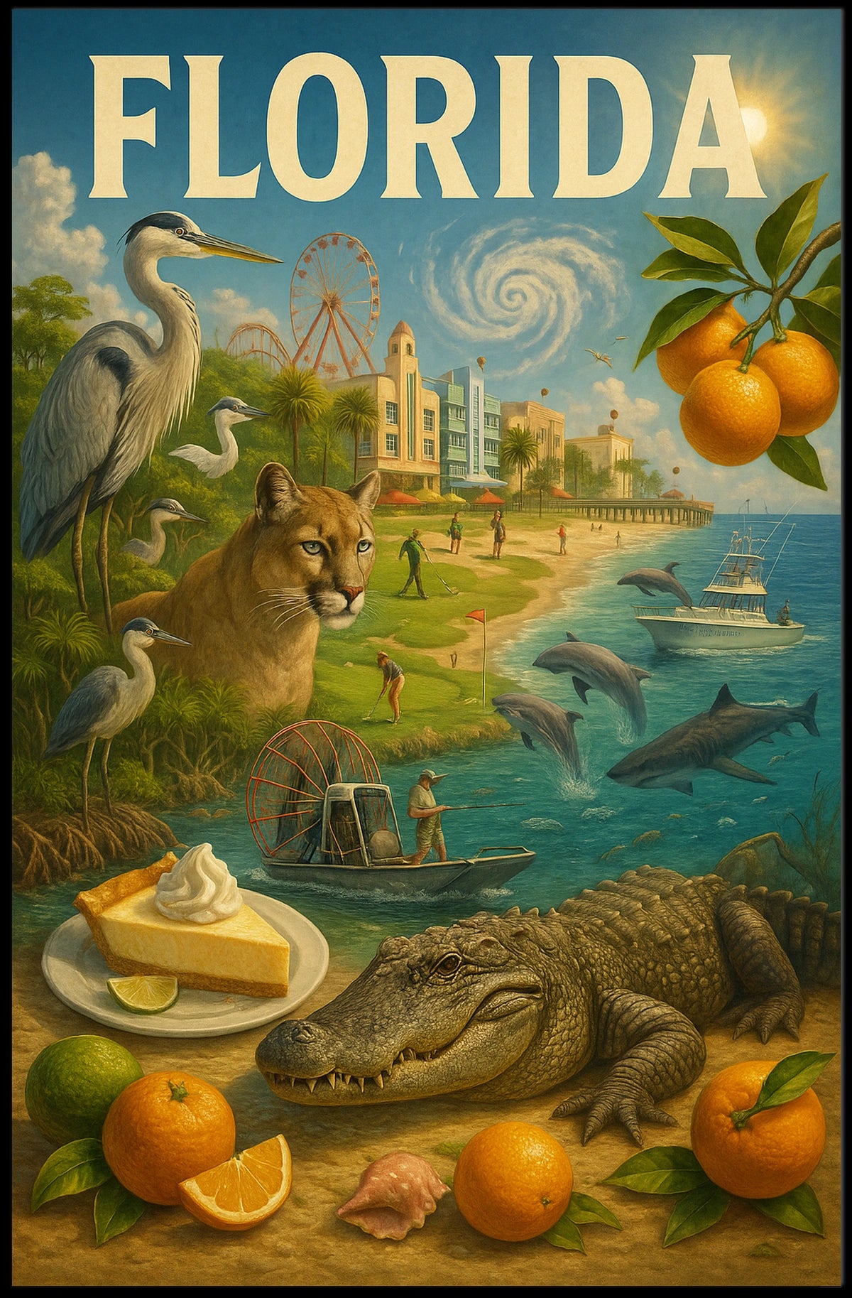 Florida Wonders Poster