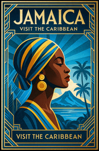 Discover Jamaica Visit the Caribbean Poster PosterGoat