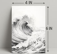The Power Of Waves Poster