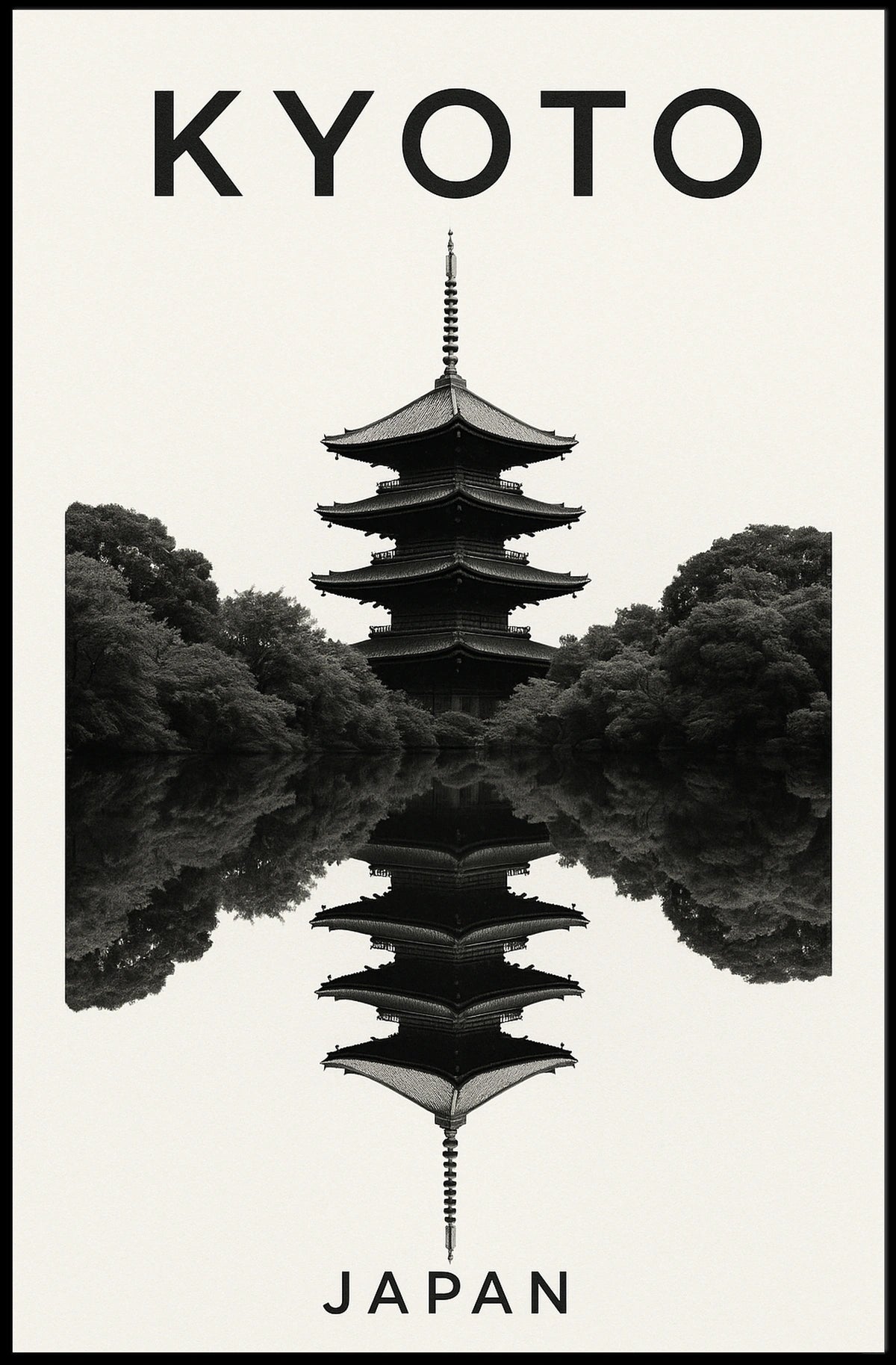 Kyoto Reflections Poster