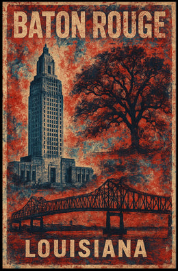 Baton Rouge, Louisiana Poster