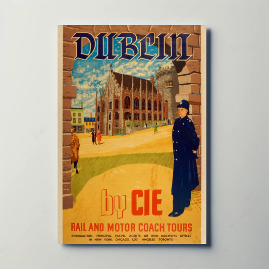 Vintage Poster - Dublin by CIE