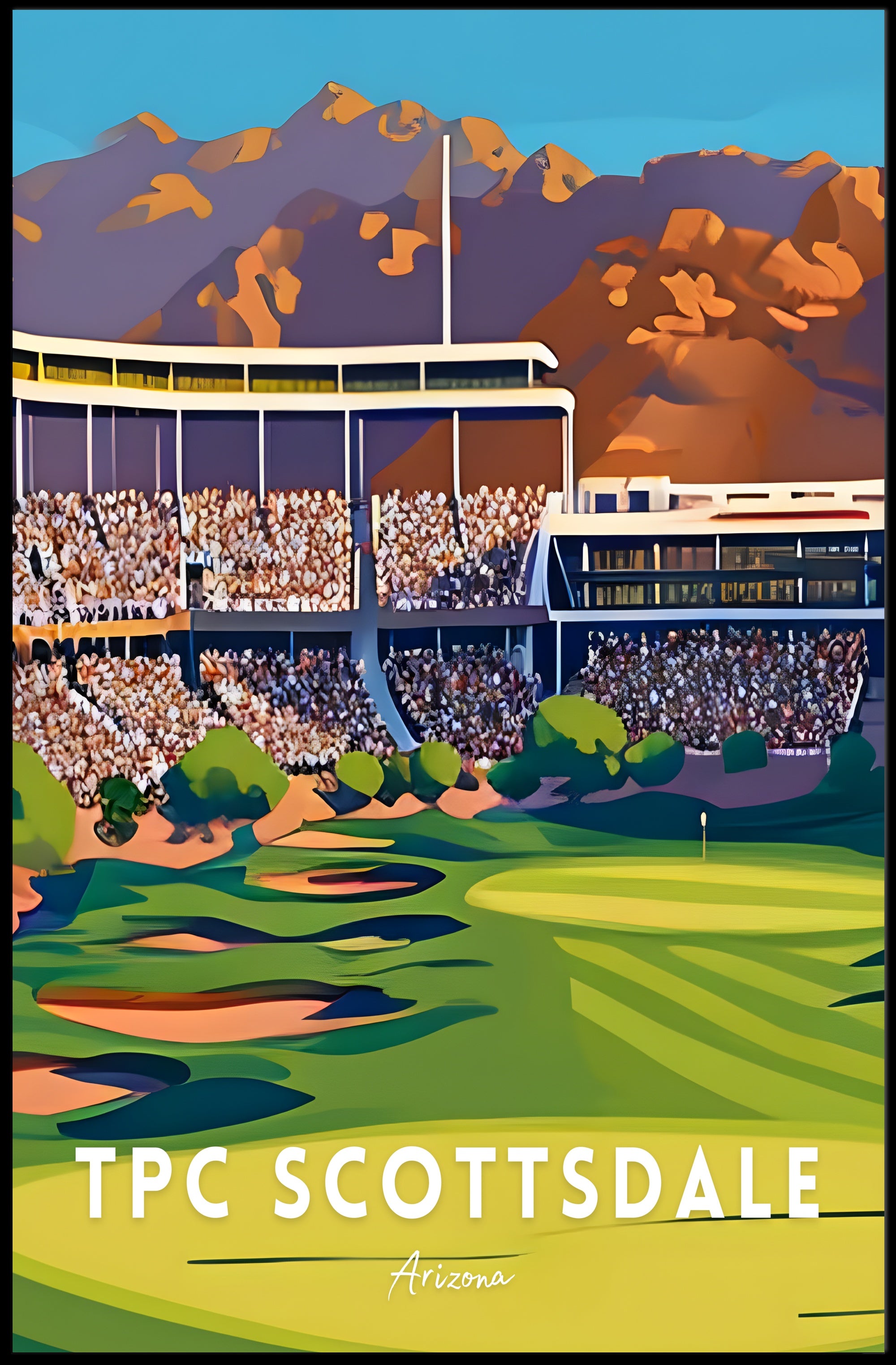 TPC Scottsdale Golf Course Poster
