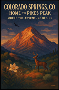 Colorado Springs Gateway to Adventure Poster