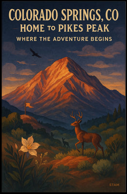 Colorado Springs Gateway to Adventure Poster