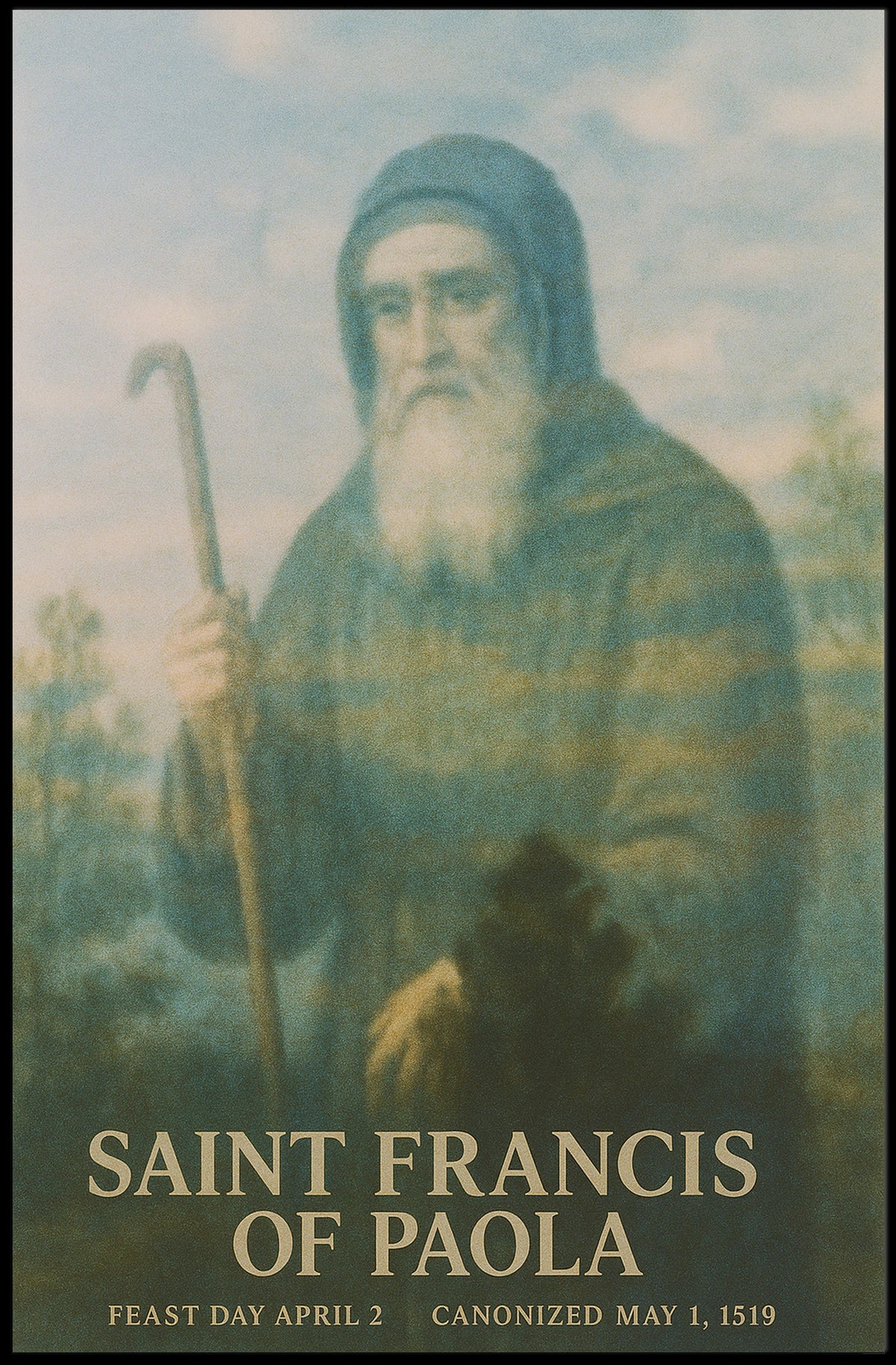 Saint Francis Of Paola Poster