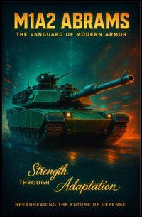 M1A2 Abrams The Vanguard Of Modern Poster