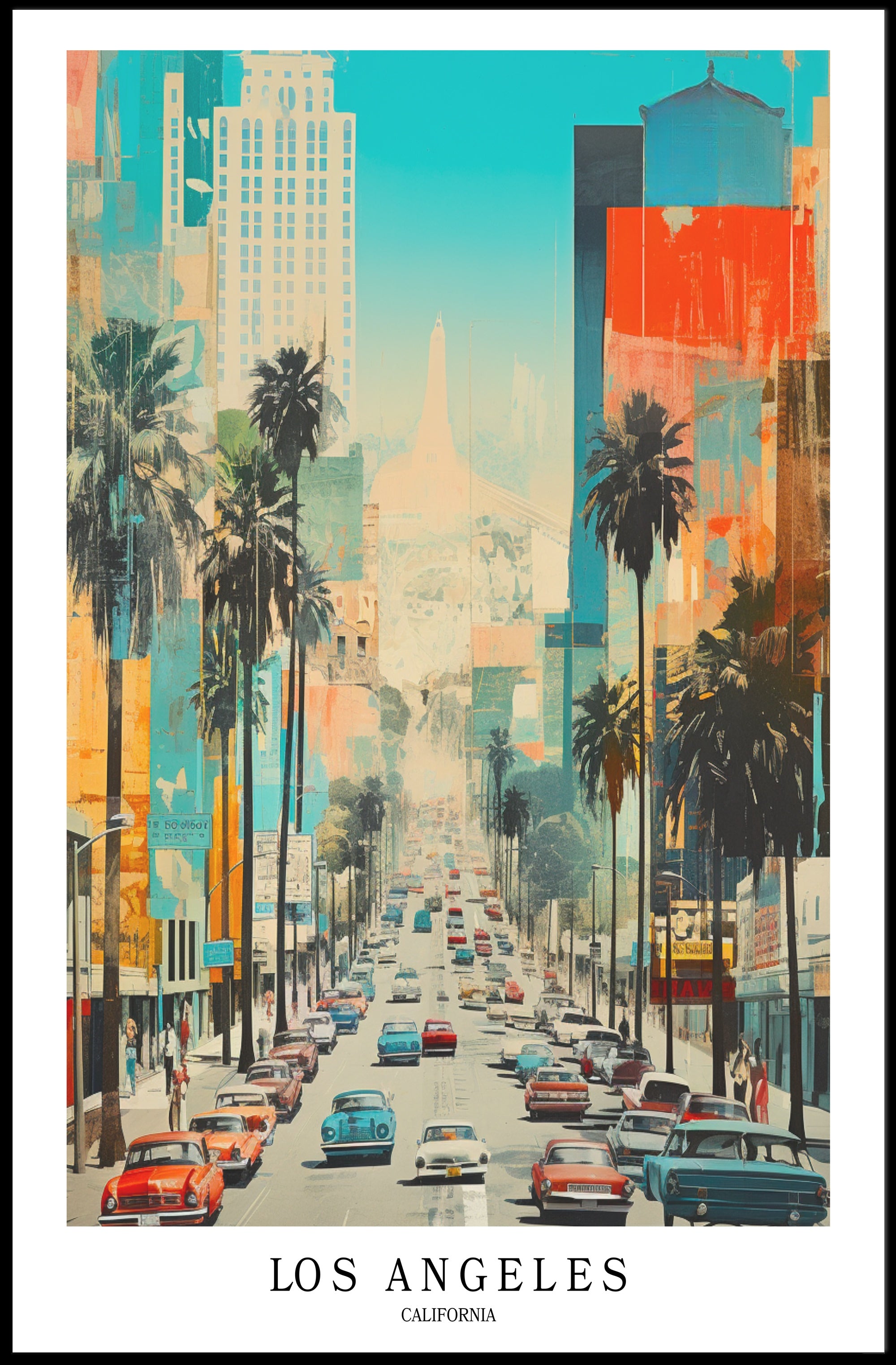 Los Angeles Vibes Poster PosterGoat