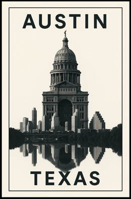 Austin, Texas Skyline Poster