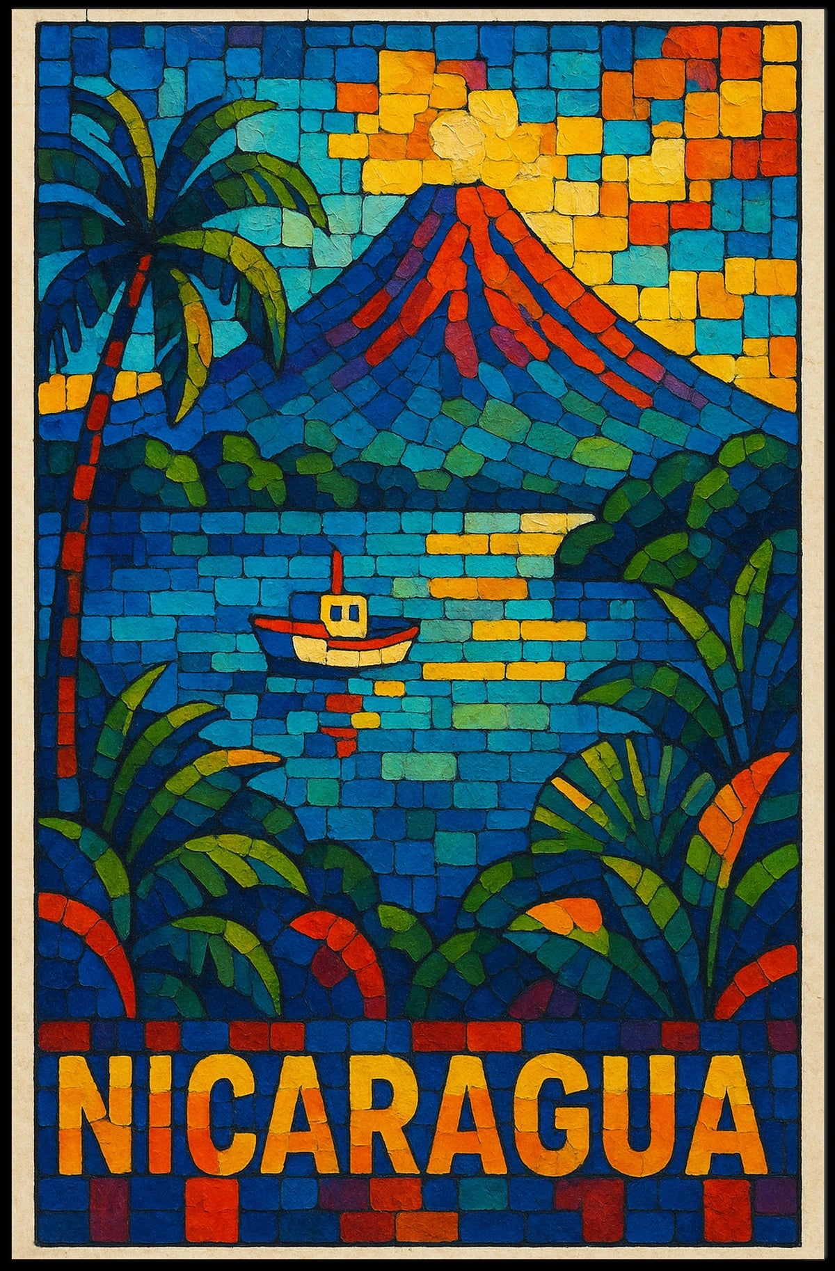 Nicaragua Travel Poster