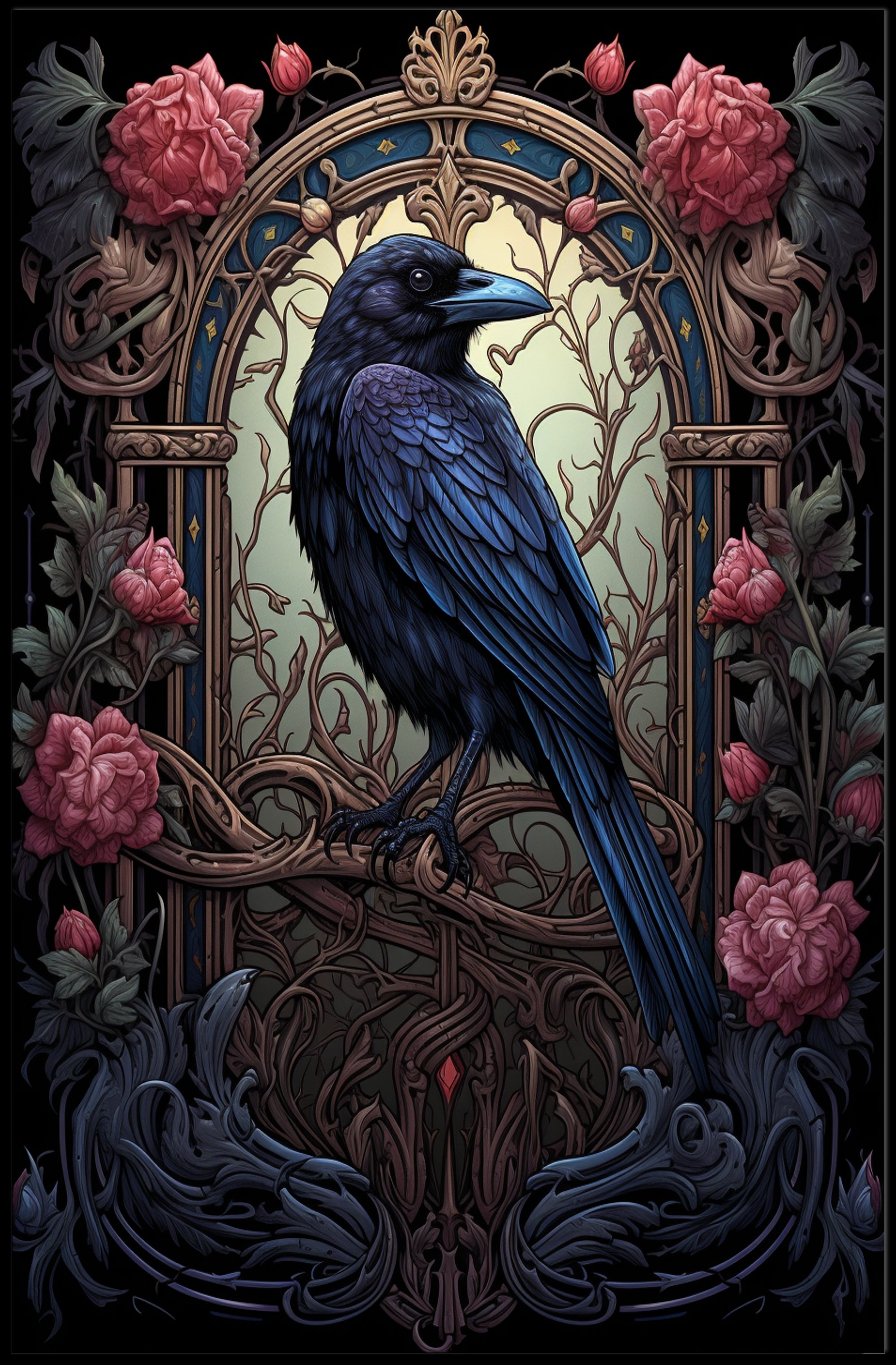 The Enchanted Raven Poster