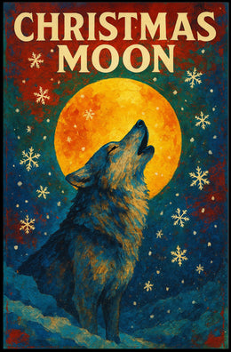 Christmas Moon Poster