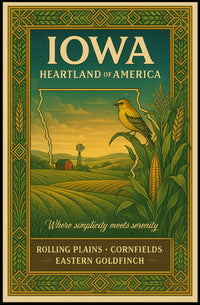 Iowa Heartland Of America Poster