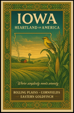 Iowa Heartland Of America Poster