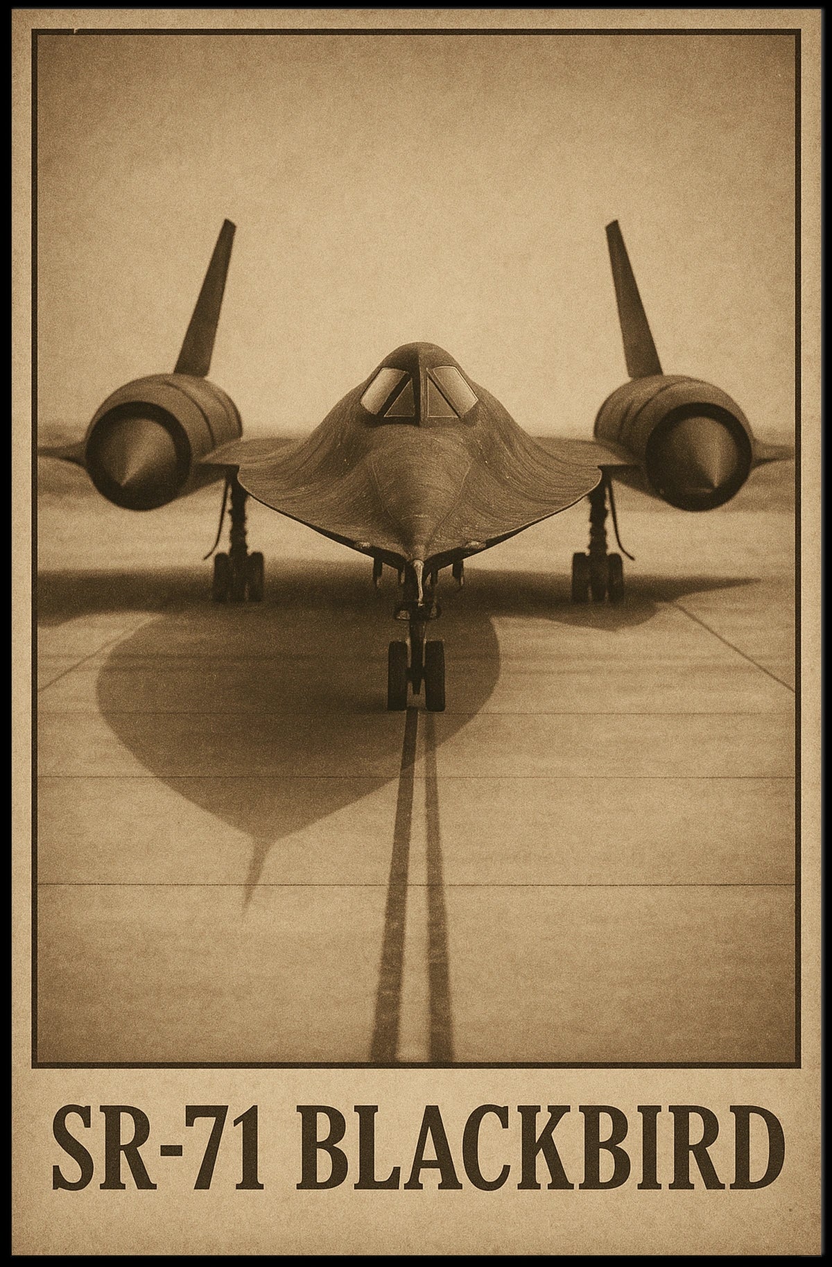 SR-71 Blackbird Poster