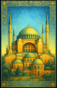 Byzantine Architectural Splendor Poster PosterGoat
