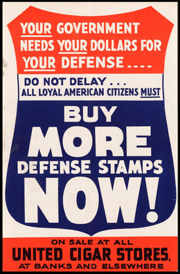Support the Defense Effort Poster PosterGoat