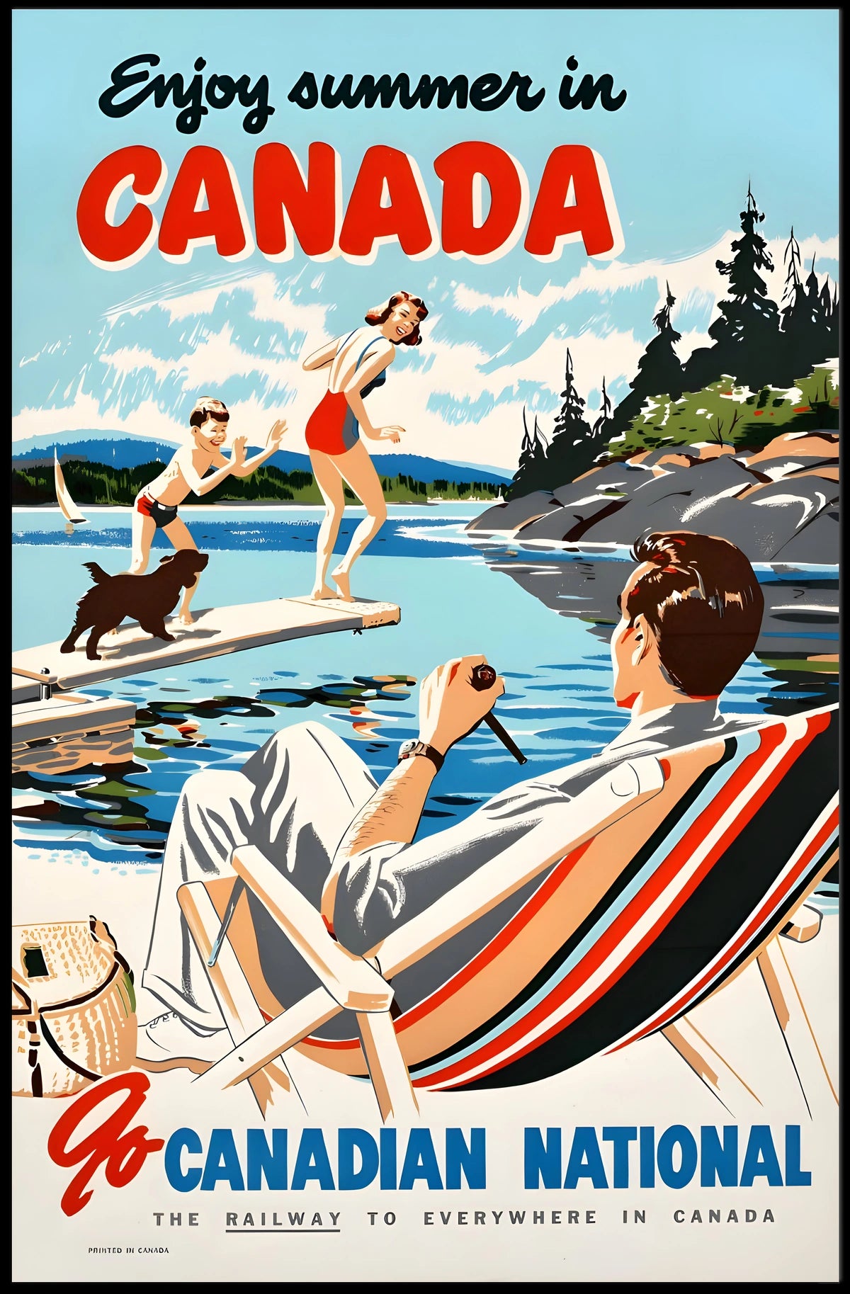 Enjoy Summer In Canada Poster