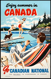 Enjoy Summer In Canada Poster