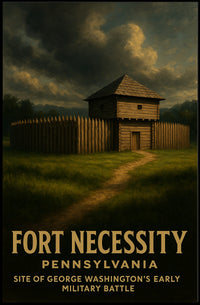 George Washington At Fort Necessity Poster