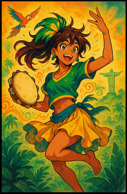 Vibrant Brazilian Celebration Poster