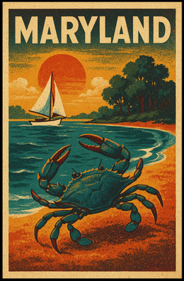 Maryland Coastal Charm Poster