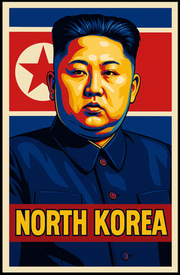 North Korea Leader Poster