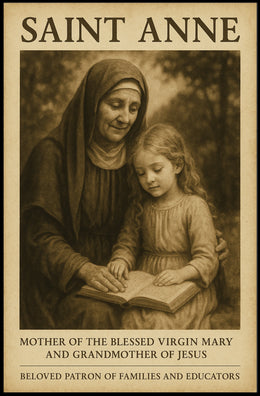 Saint Anne Patron Of Families And Poster